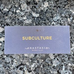 Anastasia Beverly Hills subculture eye shadow pallet